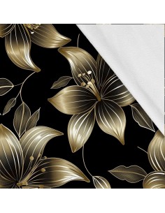 Softshell Stoff Polyester Zum Nähen- Motiv Blumen I SDX5123