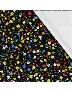 Softshell Stoff Polyester Zum Nähen- Motiv Blumen I SDX5125