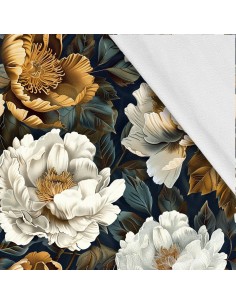 Softshell Stoff Polyester Zum Nähen- Motiv Blumen I SDX5126