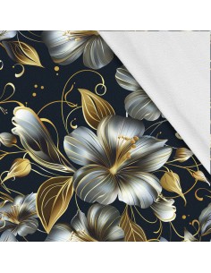 Softshell Stoff Polyester Zum Nähen- Motiv Blumen I SDX5137