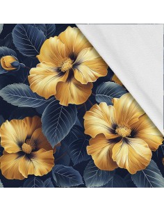 Softshell Stoff Polyester Zum Nähen- Motiv Blumen I SDX5138