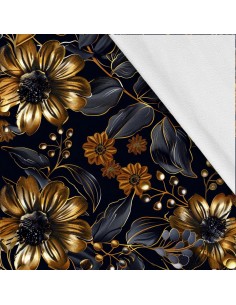 Softshell Stoff Polyester Zum Nähen- Motiv Blumen I SDX5144
