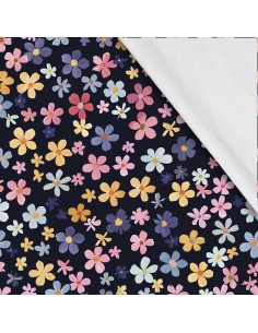 Softshell Stoff Polyester Zum Nähen- Motiv Blumen I SDX5145