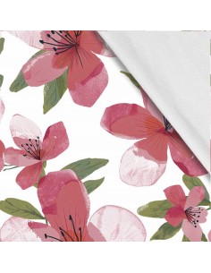 Softshell Stoff Polyester Zum Nähen- Motiv Blumen I SDX5148