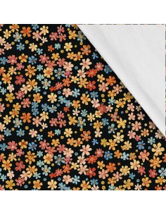 Softshell Stoff Polyester Zum Nähen- Motiv Blumen I SDX5149