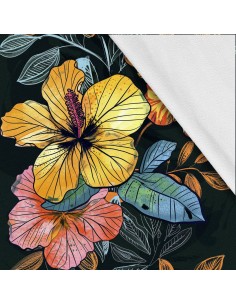 Softshell Stoff Polyester Zum Nähen- Motiv Blumen I SDX5150