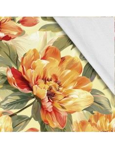 Softshell Stoff Polyester Zum Nähen- Motiv Blumen I SDX5151