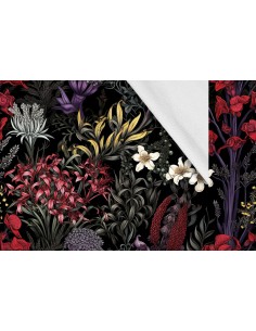 Softshell Stoff Polyester Zum Nähen- Motiv Blumen I SDX5155