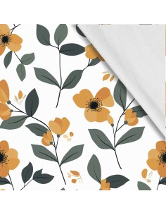Softshell Stoff Polyester Zum Nähen- Motiv Blumen I SDX5158