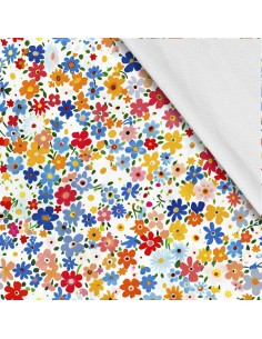 Softshell Stoff Polyester Zum Nähen- Motiv Blumen I SDX5163
