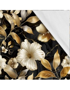 Softshell Stoff Polyester Zum Nähen- Motiv Blumen I SDX5166