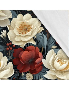 Softshell Stoff Polyester Zum Nähen- Motiv Blumen I SDX5168