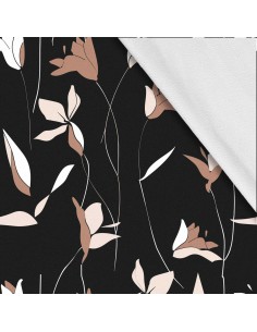 Softshell Stoff Polyester Zum Nähen- Motiv Blumen I SDX5171