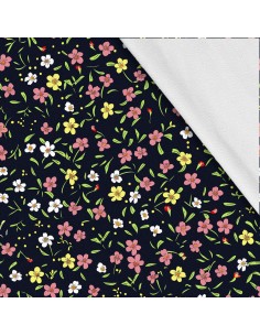Softshell Stoff Polyester Zum Nähen- Motiv Blumen I SDX5175