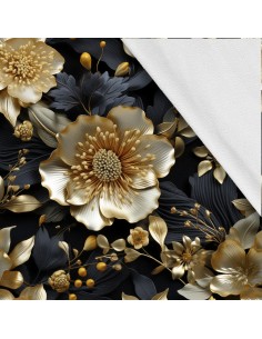 Softshell Stoff Polyester Zum Nähen- Motiv Blumen I SDX5178