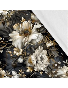 Softshell Stoff Polyester Zum Nähen- Motiv Blumen I SDX5183