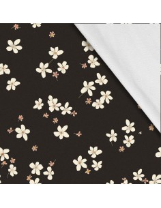 Softshell Stoff Polyester Zum Nähen- Motiv Blumen I SDX5186