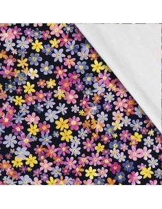Softshell Stoff Polyester Zum Nähen- Motiv Blumen I SDX5191