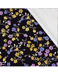 Softshell Stoff Polyester Zum Nähen- Motiv Blumen I SDX5193