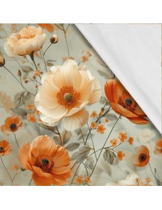 Softshell Stoff Polyester Zum Nähen- Motiv Blumen I SDX5194
