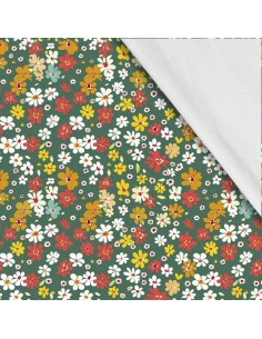 Softshell Stoff Polyester Zum Nähen- Motiv Blumen I SDX5196