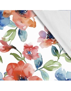 Softshell Stoff Polyester Zum Nähen- Motiv Blumen I SDX5203