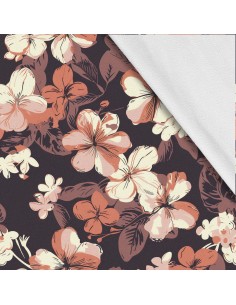 Softshell Stoff Polyester Zum Nähen- Motiv Blumen I SDX5204