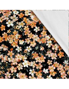 Softshell Stoff Polyester Zum Nähen- Motiv Blumen I SDX5205