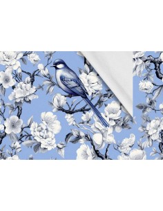 Softshell Stoff Polyester Zum Nähen- Motiv Blumen I SDX5206