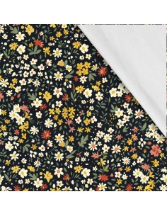 Softshell Stoff Polyester Zum Nähen- Motiv Blumen I SDX5212