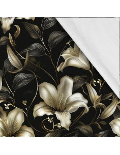 Softshell Stoff Polyester Zum Nähen- Motiv Blumen I SDX5215