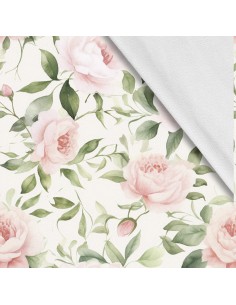 Softshell Stoff Polyester Zum Nähen- Motiv Blumen I SDX5217