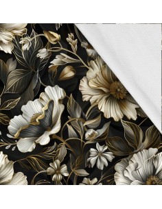Softshell Stoff Polyester Zum Nähen- Motiv Blumen I SDX5218
