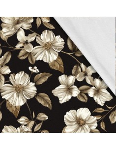 Softshell Stoff Polyester Zum Nähen- Motiv Blumen I SDX5220