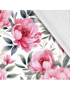 Softshell Stoff Polyester Zum Nähen- Motiv Blumen I SDX5224