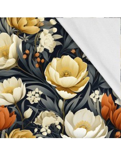 Softshell Stoff Polyester Zum Nähen- Motiv Blumen I SDX5228