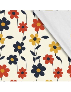 Softshell Stoff Polyester Zum Nähen- Motiv Blumen I SDX5229
