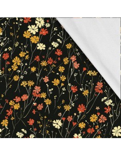 Softshell Stoff Polyester Zum Nähen- Motiv Blumen I SDX5231