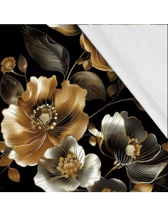Softshell Stoff Polyester Zum Nähen- Motiv Blumen I SDX5237