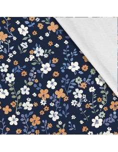 Softshell Stoff Polyester Zum Nähen- Motiv Blumen I SDX5241