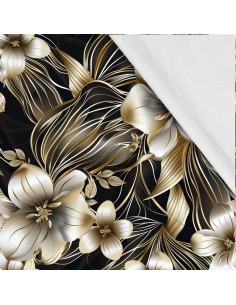 Softshell Stoff Polyester Zum Nähen- Motiv Blumen I SDX5242