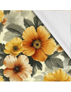 Softshell Stoff Polyester Zum Nähen- Motiv Blumen I SDX5245