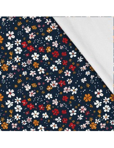 Softshell Stoff Polyester Zum Nähen- Motiv Blumen I SDX5248