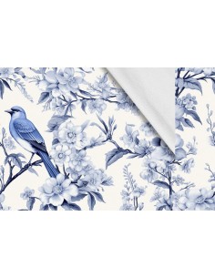 Softshell Stoff Polyester Zum Nähen- Motiv Blumen I SDX5254