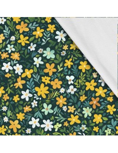 Softshell Stoff Polyester Zum Nähen- Motiv Blumen I SDX5255