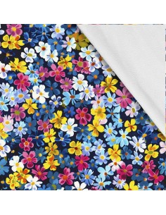 Softshell Stoff Polyester Zum Nähen- Motiv Blumen I SDX5262