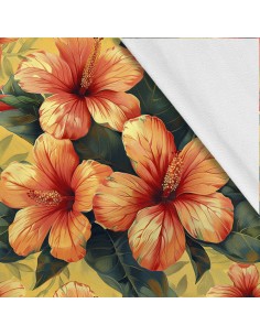 Softshell Stoff Polyester Zum Nähen- Motiv Blumen I SDX5265