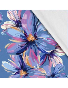 Softshell Stoff Polyester Zum Nähen- Motiv Blumen I SDX5278