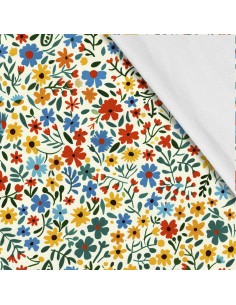 Softshell Stoff Polyester Zum Nähen- Motiv Blumen I SDX5284