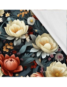 Softshell Stoff Polyester Zum Nähen- Motiv Blumen I SDX5290